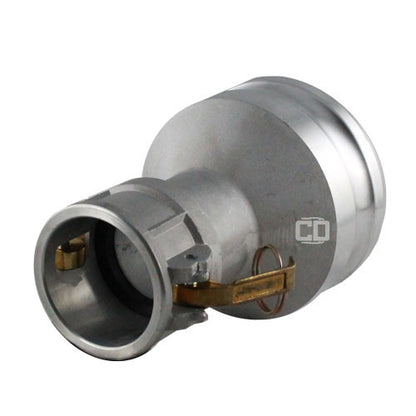 Aluminum 2" Female Camlock x 4" Male Camlock