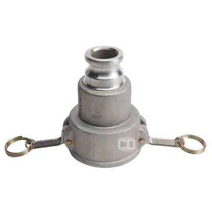 Aluminum 3" Female Camlock x 1 1/2" Male Camlock (USA)