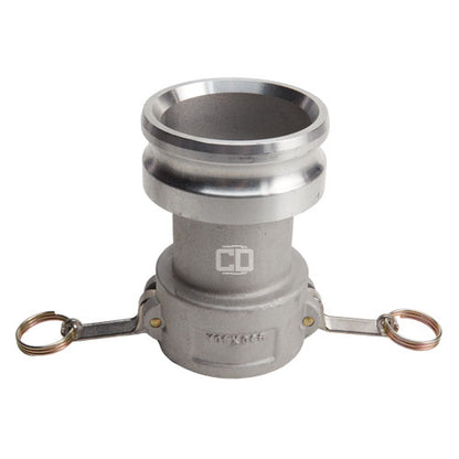Aluminum 3" Female Camlock x 4" Male Camlock (USA)