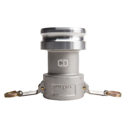 Aluminum 3" Female Camlock x 4" Male Camlock (USA)