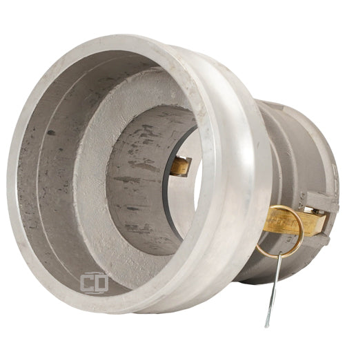 Aluminum 4" Female Camlock x 6" Male Camlock