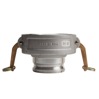 Aluminum 6" Female Camlock x 4" Male Camlock (USA)