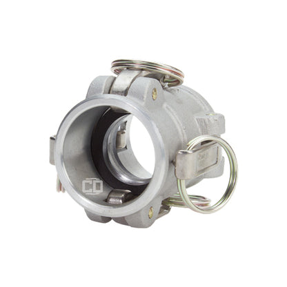 Aluminum 1 1/2" Female Camlock x 1 1/2" Female Camlock