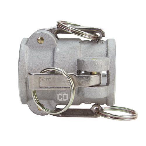 Aluminum 1 1/2" Female Camlock x 1 1/2" Female Camlock