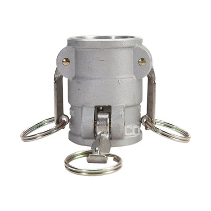 Aluminum 1 1/2" Female Camlock x 1 1/2" Female Camlock