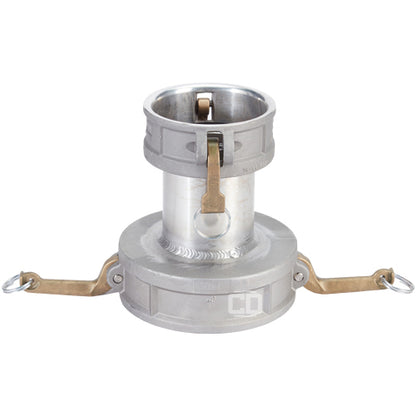 Aluminum 4" Female Camlock x 6" Female Camlock (USA)