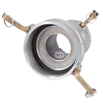 Aluminum 4" Female Camlock x 6" Female Camlock (USA)