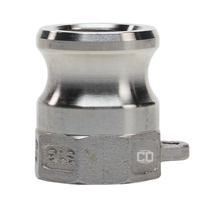Stainless Steel 3/4" Male Camlock x 3/4" Female NPT