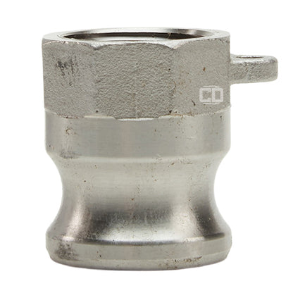 Stainless Steel 3/4" Male Camlock x 3/4" Female NPT (USA)