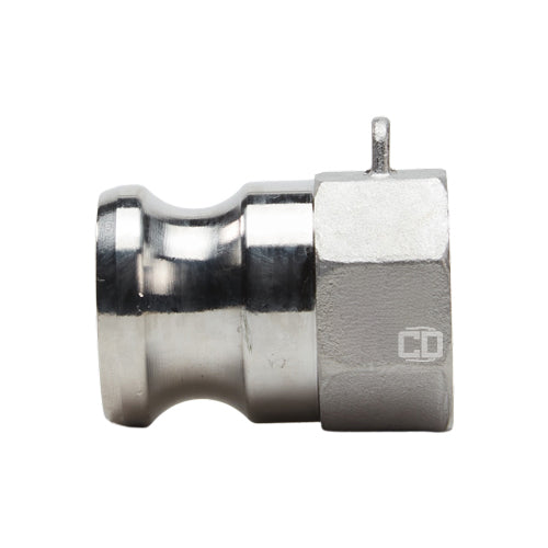 Stainless Steel 1" Male Camlock x 1" Female NPT (USA)