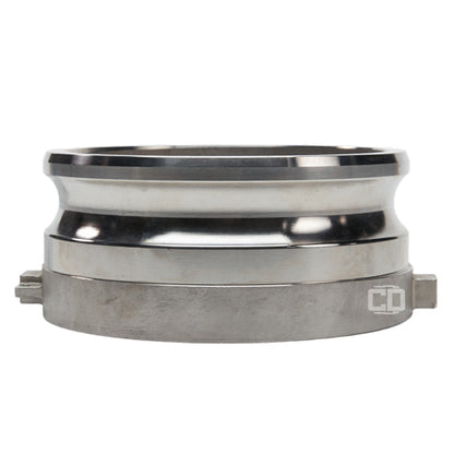 Stainless Steel 6" Male Camlock x 4" Female NPT (USA)