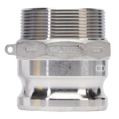 Stainless Steel 3" Camlock Male x 3" NPT Male