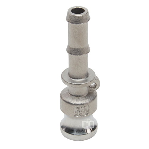 Stainless Steel 1/2" Male Camlock to Hose Shank