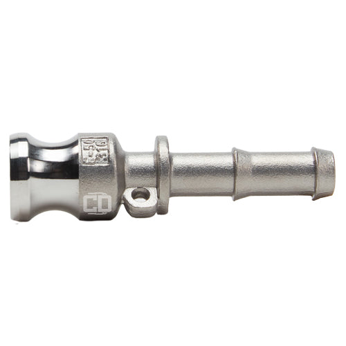 Stainless Steel 1/2" Male Camlock to Hose Shank