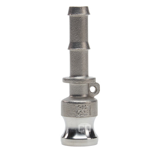 Stainless Steel 1/2" Male Camlock to Hose Shank