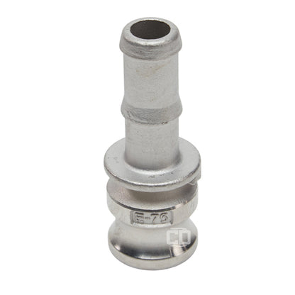 Stainless Steel 3/4" Male Camlock to Hose Shank