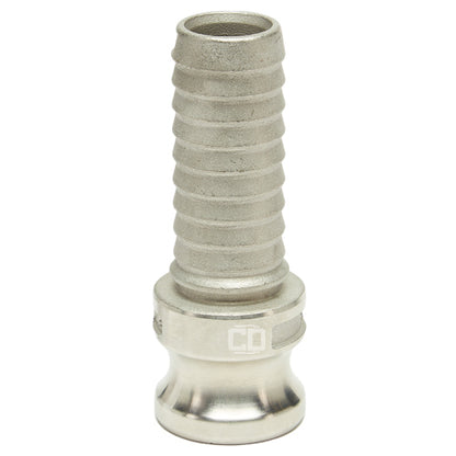 Stainless Steel 1" Male Camlock to Hose Shank