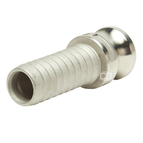 Part E-6 Male Camlock x Hose Shank-Alum Part E-6 Male Camlock x Hose Shank-Alum