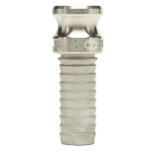 Stainless Steel 1" Male Camlock to Hose Shank
