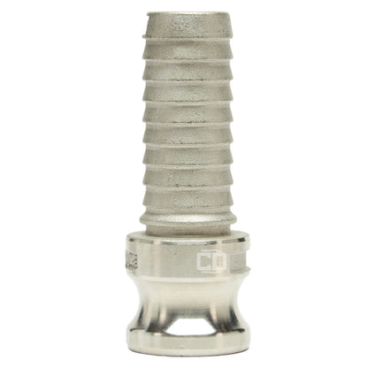 Stainless Steel 1" Male Camlock to Hose Shank