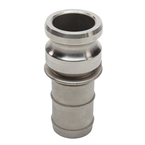 Stainless Steel 2 1/2" Camlock Male to Hose Shank (USA)