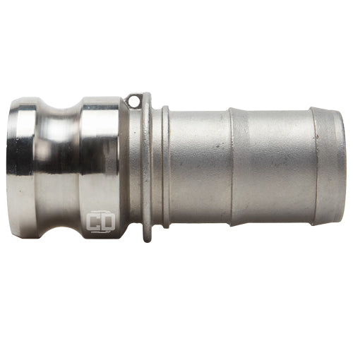 Stainless Steel 2 1/2" Camlock Male to Hose Shank (USA)