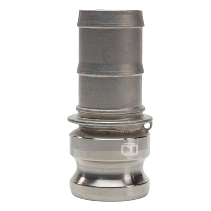 Stainless Steel 2 1/2" Camlock Male to Hose Shank (USA)