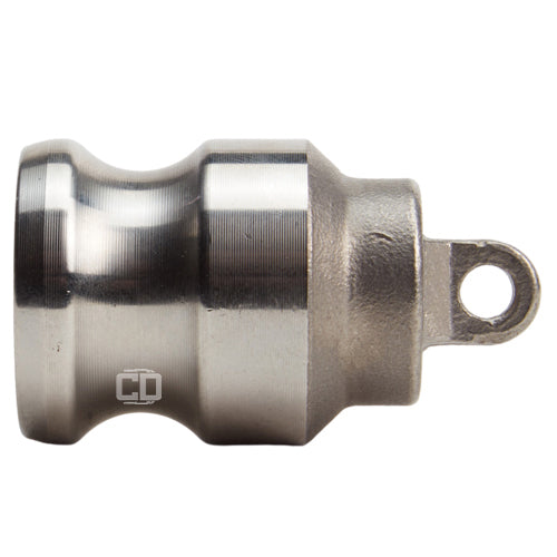 Stainless Steel 1/2" Cam & Groove Male Dust Plug