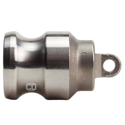 Stainless Steel 1/2" Cam & Groove Male Dust Plug