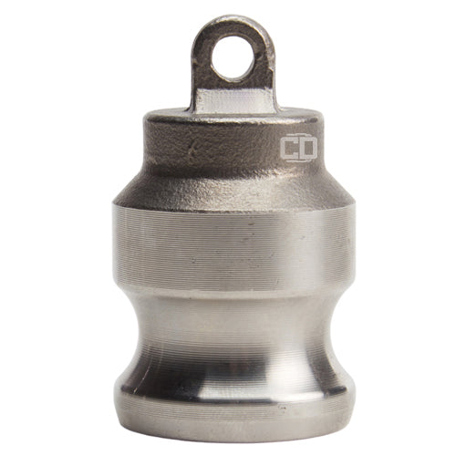 Stainless Steel 1/2" Cam & Groove Male Dust Plug