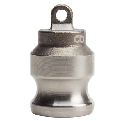 Stainless Steel 1/2" Cam & Groove Male Dust Plug