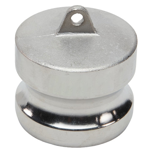 Stainless Steel 1 1/4" Camlock Male Dust Plug