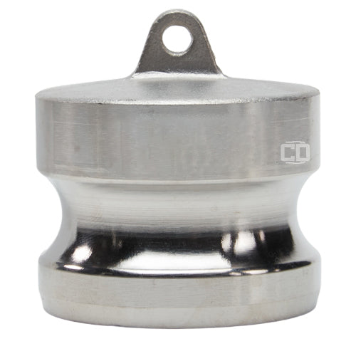 Stainless Steel 1 1/4" Camlock Male Dust Plug