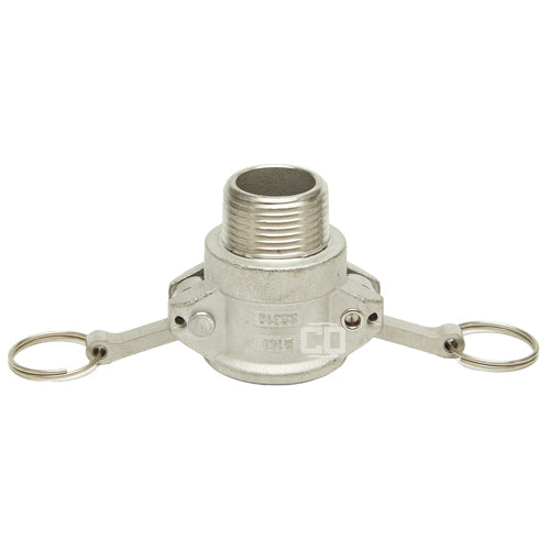 Stainless Steel 1" Female Camlock x 1" Male NPT