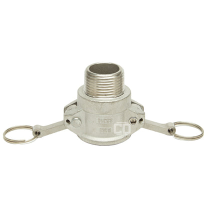 Stainless Steel 1" Female Camlock x 1" Male NPT