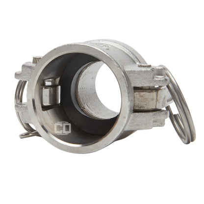 Stainless Steel 1" Female Camlock x 1" Male NPT (USA)