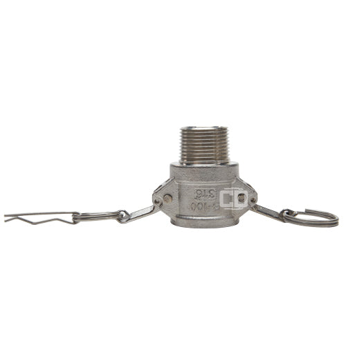 Stainless Steel 1" Female Camlock x 1" Male NPT (USA)