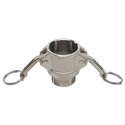 Stainless Steel 1 1/4" Female Camlock x 1 1/4" Male NPT