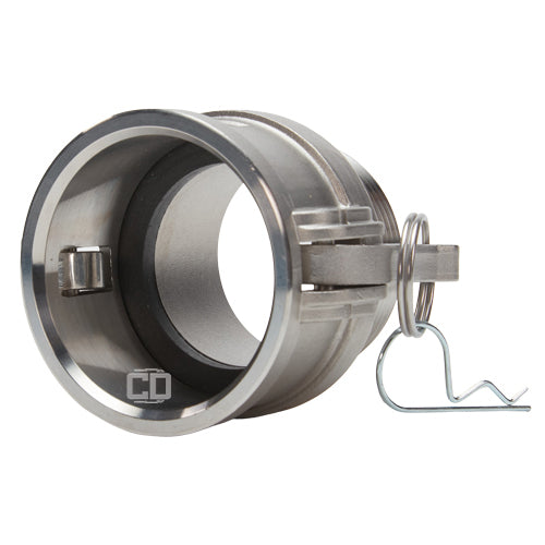 Stainless Steel 2 1/2" Female Camlock x 2 1/2" Male NPT