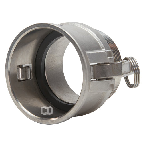 Stainless Steel 3" Female Camlock x 3" Male NPT