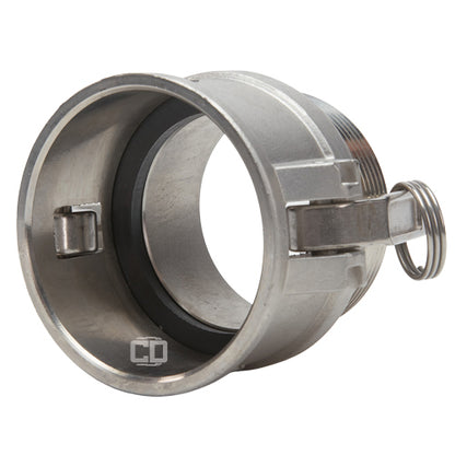 Stainless Steel 3" Female Camlock x 3" Male NPT