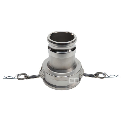 Stainless Steel 4" Female Camlock x 3" Male Camlock (USA)