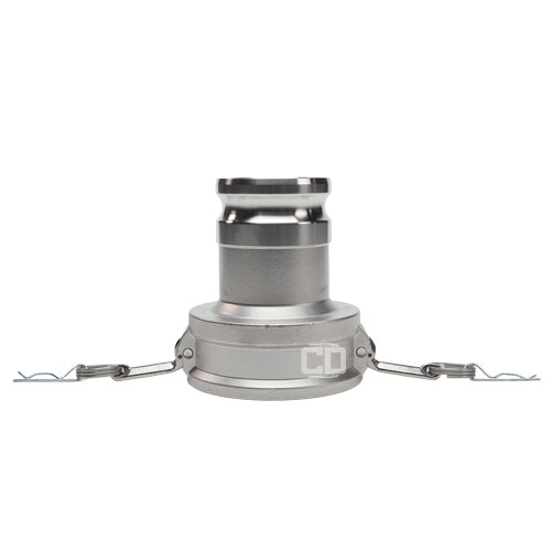 Stainless Steel 4" Female Camlock x 3" Male Camlock (USA)