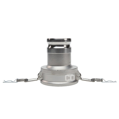 Stainless Steel 4" Female Camlock x 3" Male Camlock (USA)