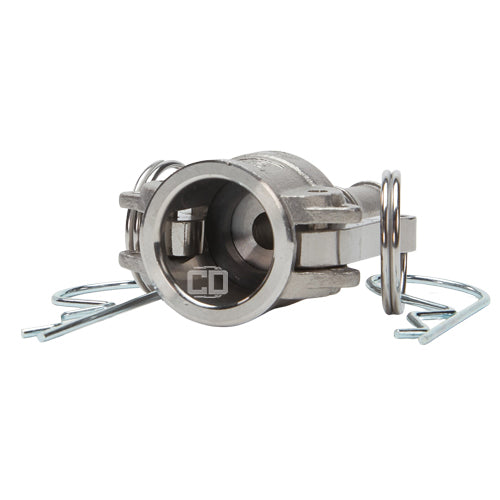 Stainless Steel 1/2" Female Camlock to Hose Shank