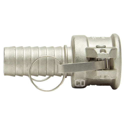 Stainless Steel 1" Female Camlock to Hose Shank