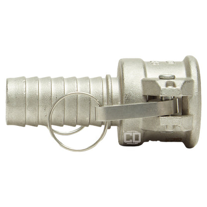 Stainless Steel 1" Female Camlock to Hose Shank
