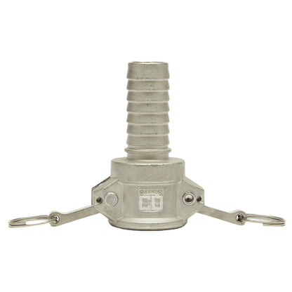 Stainless Steel 1" Female Camlock to Hose Shank