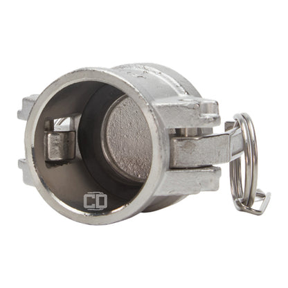 Stainless Steel 1 1/4" Camlock Female Dust Cap (USA)