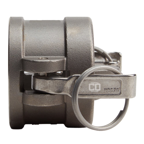 Stainless Steel 1 1/2" Camlock Female Dust Cap (USA)